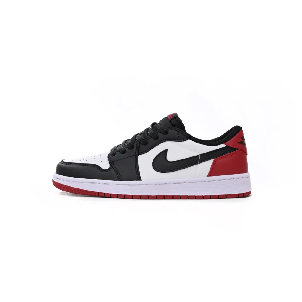 Pkgod Jordan 1 Retro Low OG Black Toe