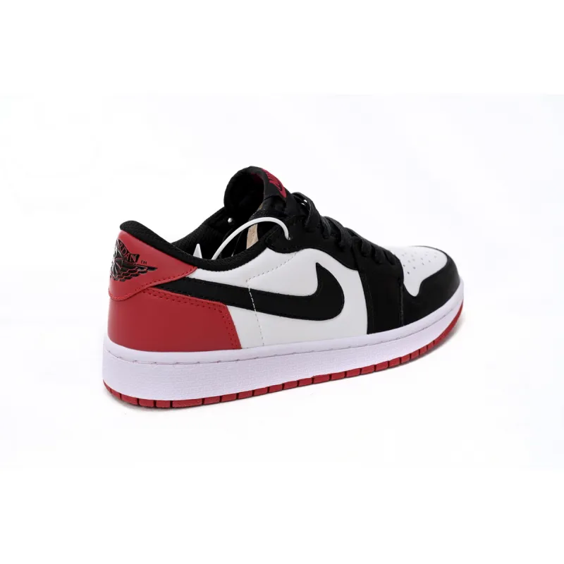 Pkgod Jordan 1 Retro Low OG Black Toe
