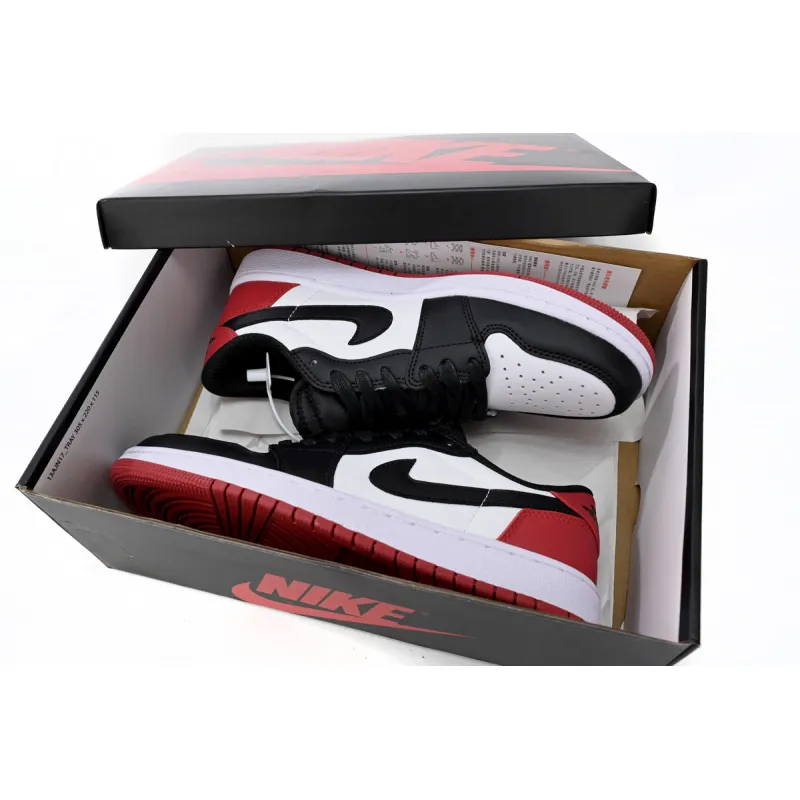 Pkgod Jordan 1 Retro Low OG Black Toe