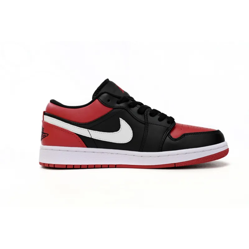 Pkgod Air Jordan 1 Low Retro Black Red