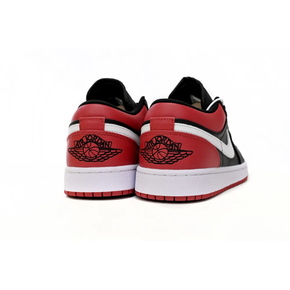 Pkgod Air Jordan 1 Low Retro Black Red