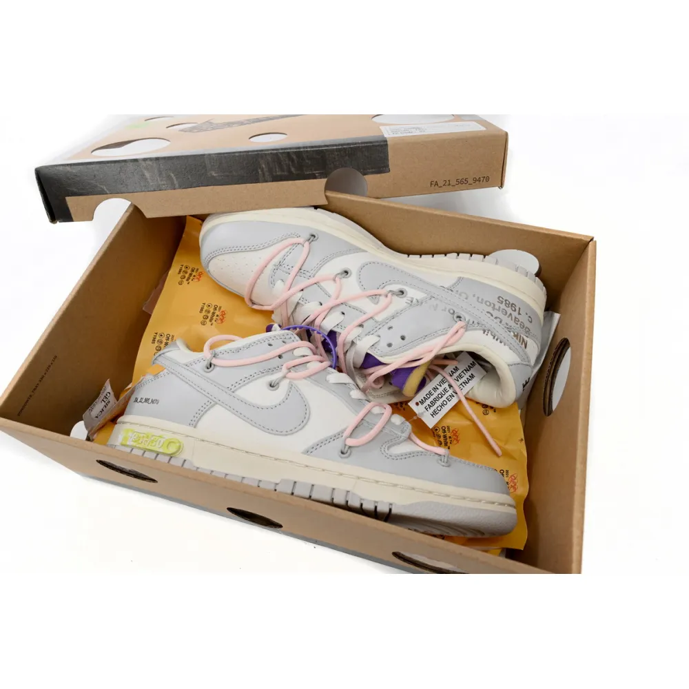 Pkgod Nike Dunk Low Off-White Lot 24