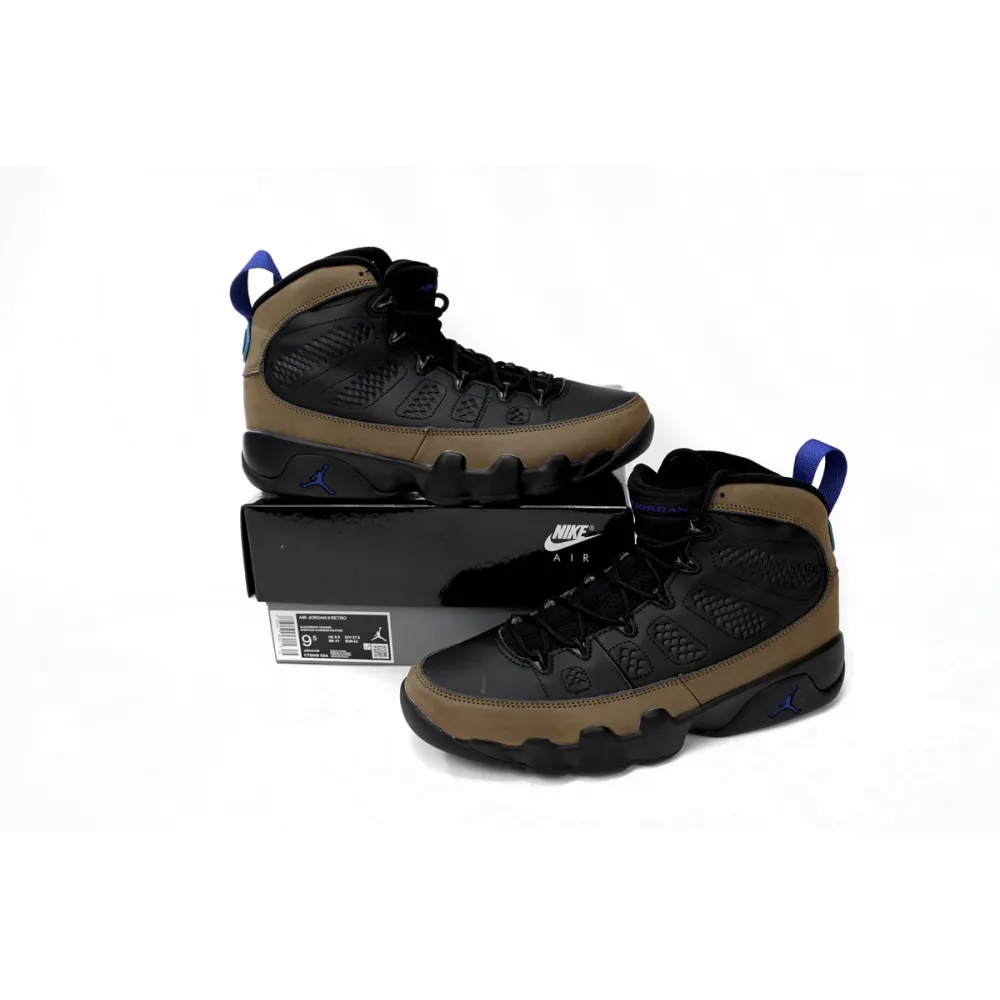 Pkgod Air Jordan 9 Retro Light Olive Concord 