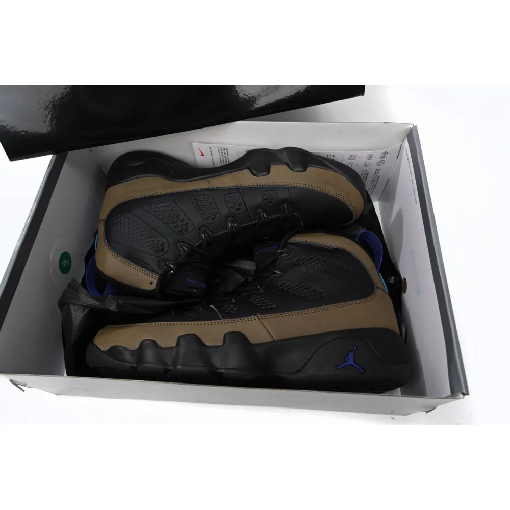 Pkgod Air Jordan 9 Retro Light Olive Concord 