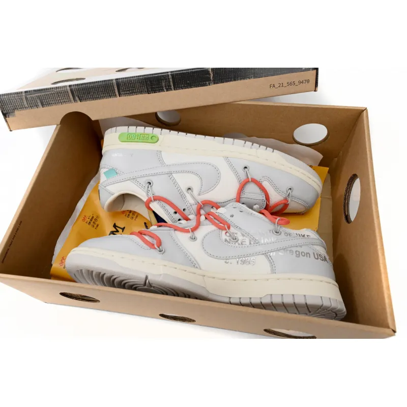 Pkgod Nike Dunk Low Off-White Lot 23