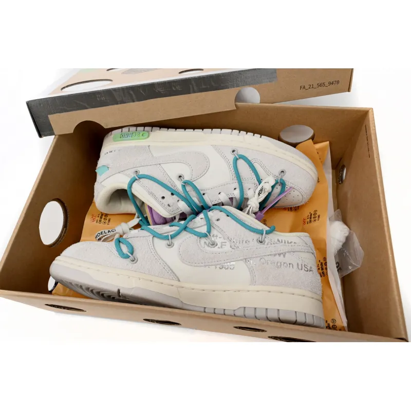 Pkgod Nike Dunk Low Off-White Lot 36