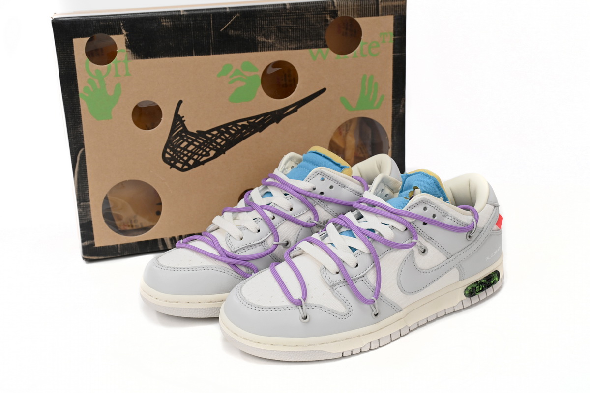    Pkgod Nike Dunk Low Off-White Lot 47