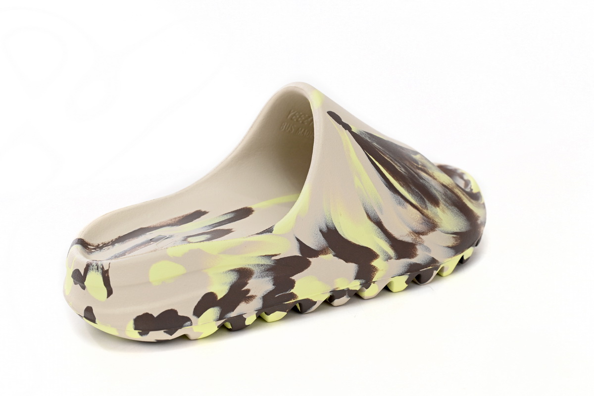 Pkgod adidas Yeezy Slide Enflame Oil Painting Ink Yellow