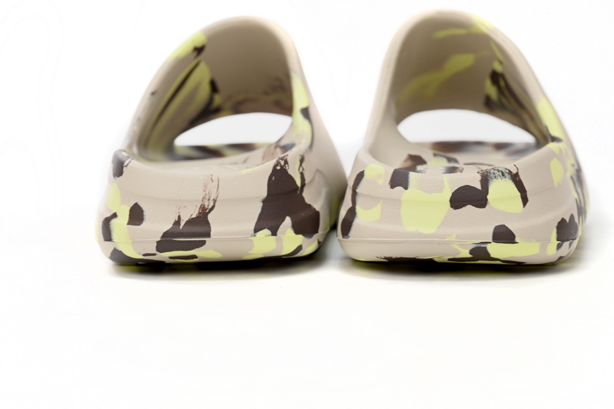 Pkgod adidas Yeezy Slide Enflame Oil Painting Ink Yellow