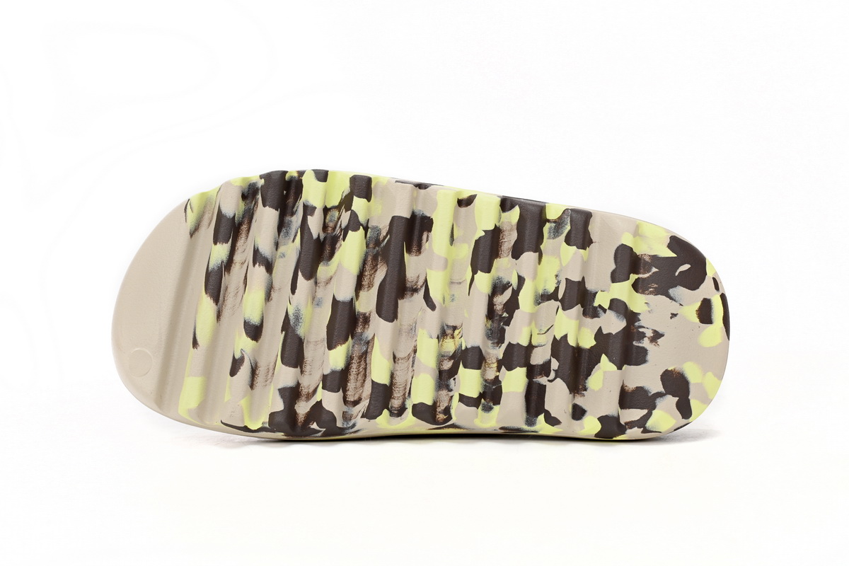 Pkgod adidas Yeezy Slide Enflame Oil Painting Ink Yellow