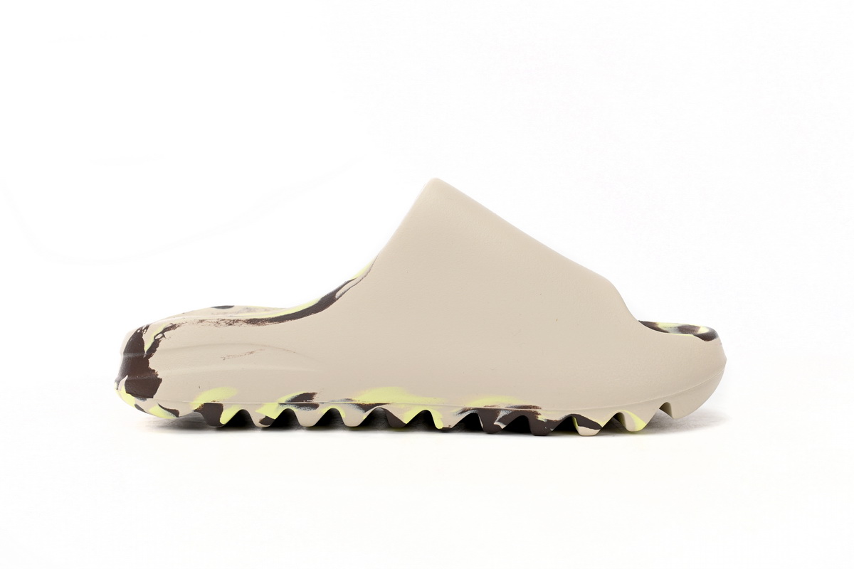 Pkgod adidas Yeezy Slide Enflame Oil Painting Ink Yellow