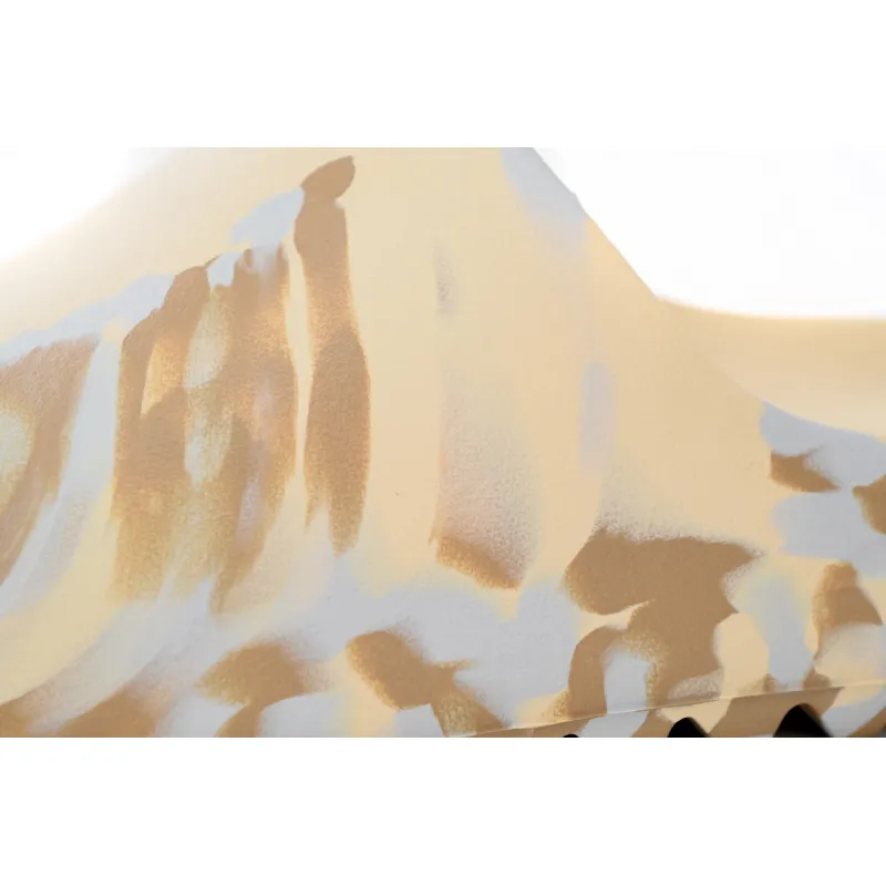 Pkgod adidas Yeezy Slide Enflame Oil Painting White Yellow
