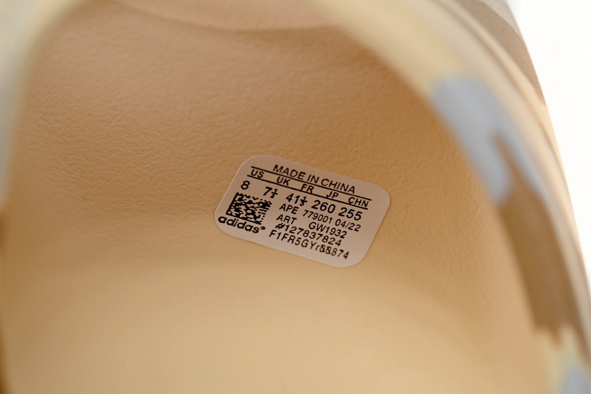    Pkgod adidas Yeezy Slide Enflame Oil Painting White Yellow