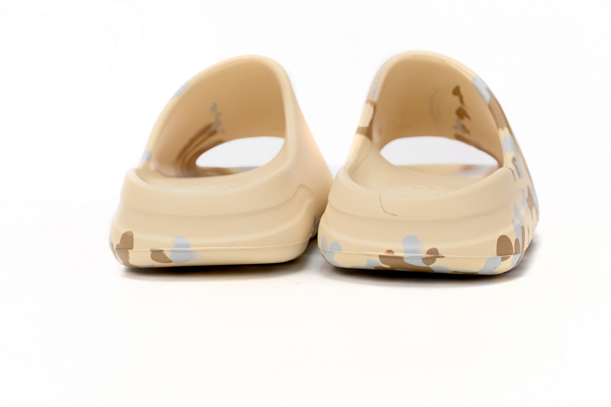    Pkgod adidas Yeezy Slide Enflame Oil Painting White Yellow