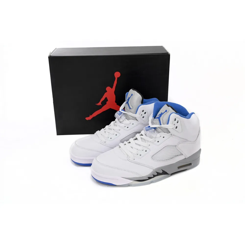 Pkgod Air Jordan 5 Retro White Stealth