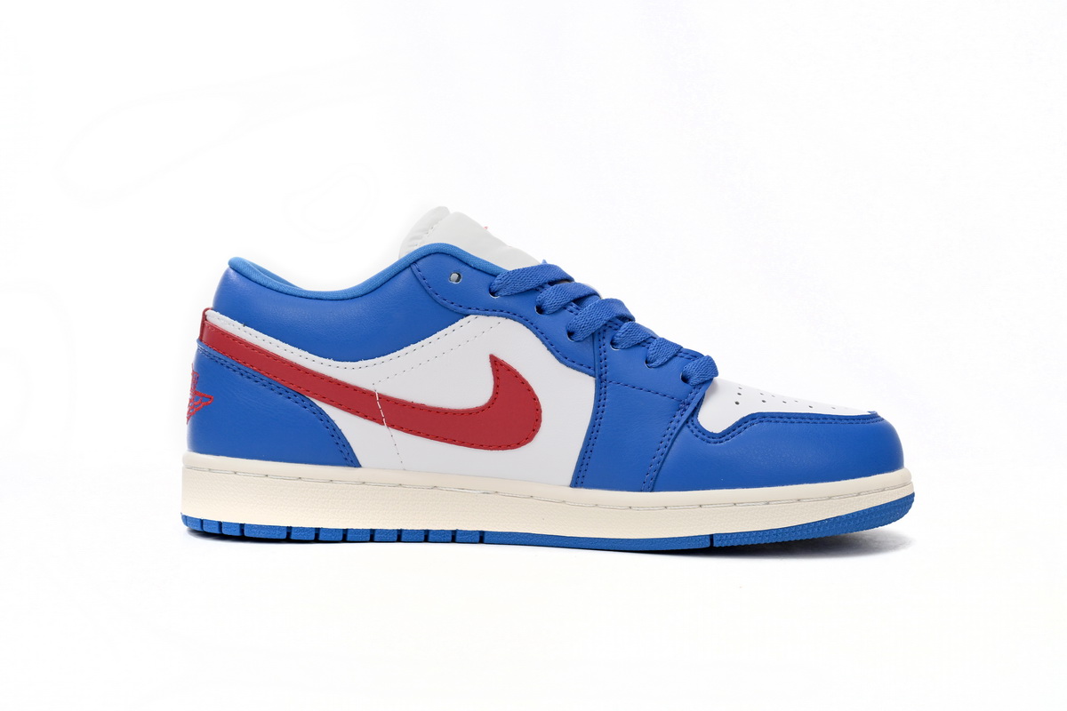    Stockxshoes Special Sale &Air Jordan 1 Low Sport Blue Gym Red