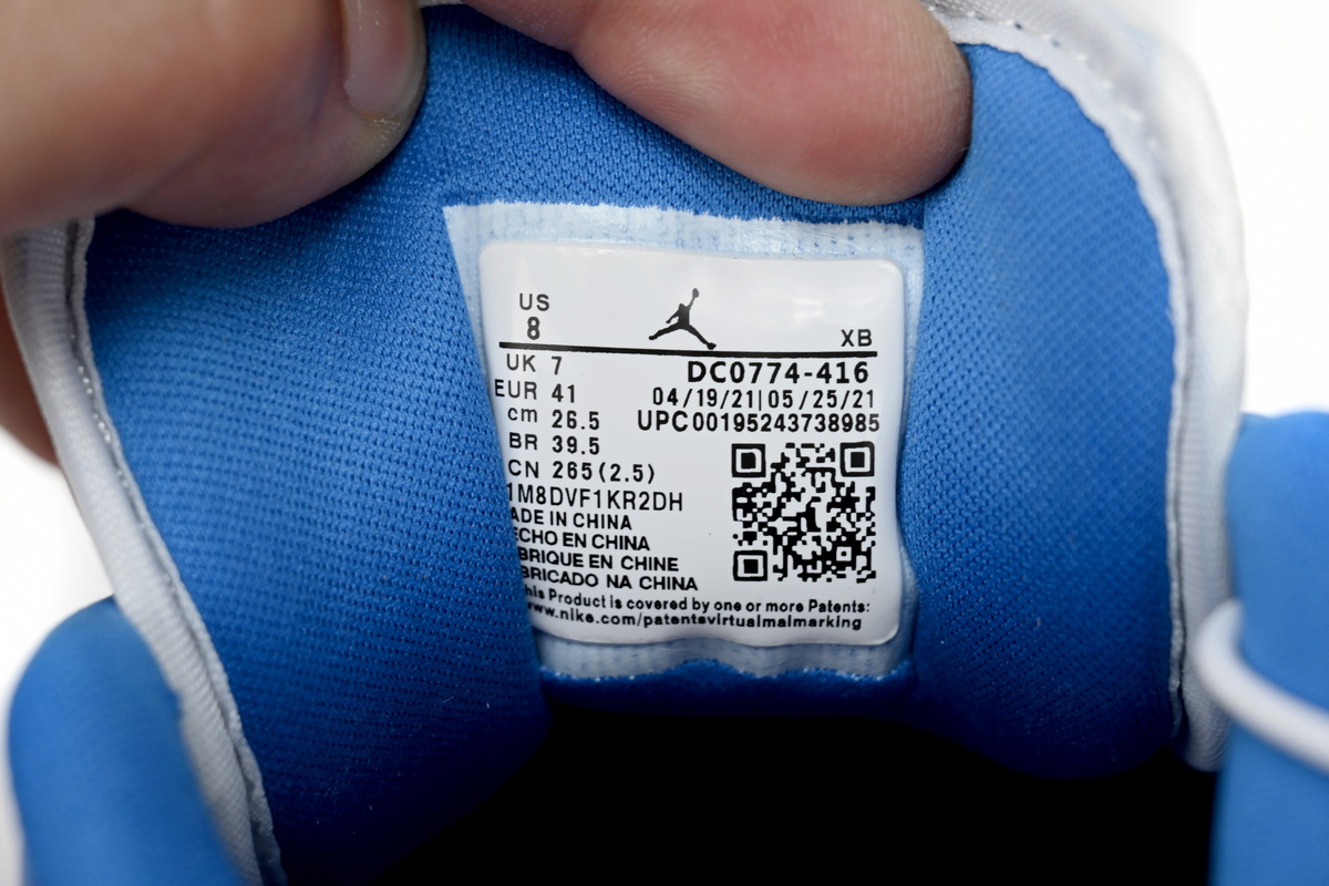    Stockxshoes Special Sale &Air Jordan 1 Low Sport Blue Gym Red