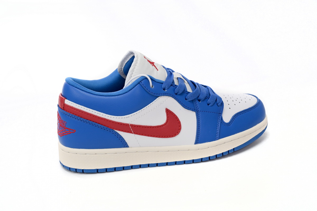    Stockxshoes Special Sale &Air Jordan 1 Low Sport Blue Gym Red