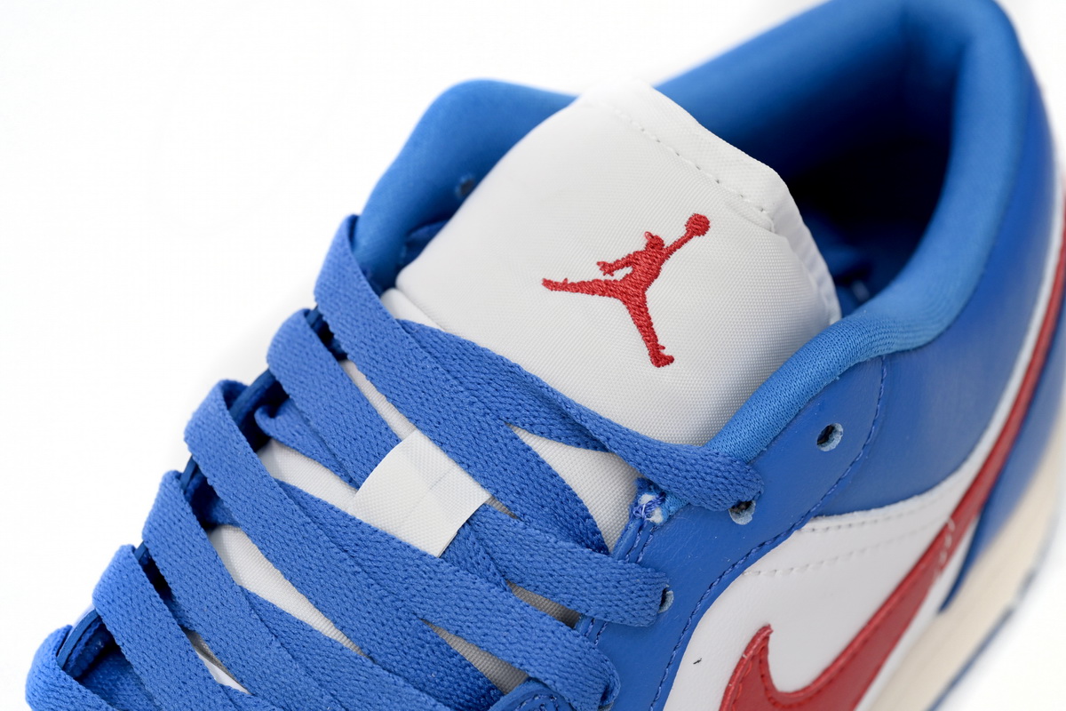    Stockxshoes Special Sale &Air Jordan 1 Low Sport Blue Gym Red