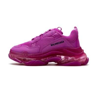  Pkgod   Balenciaga Triple S Plum Red 01