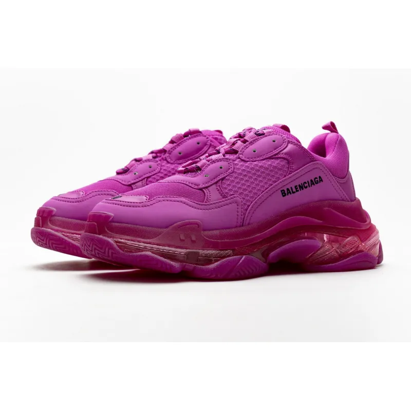  Pkgod   Balenciaga Triple S Plum Red