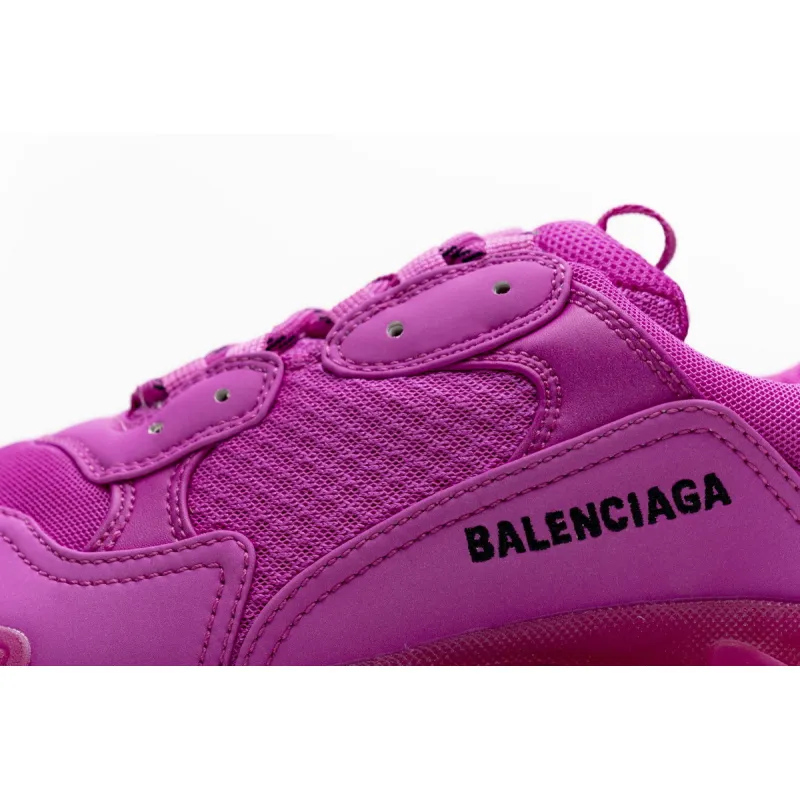  Pkgod   Balenciaga Triple S Plum Red