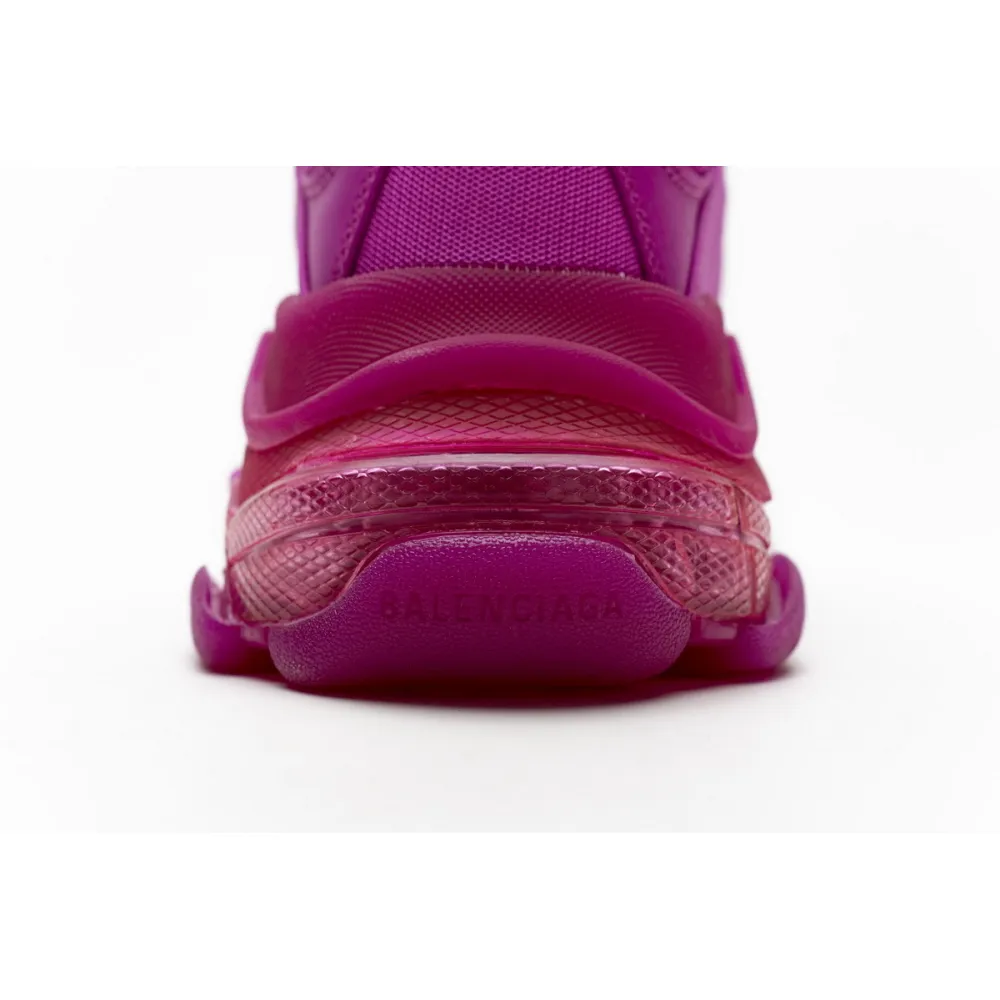  Pkgod   Balenciaga Triple S Plum Red