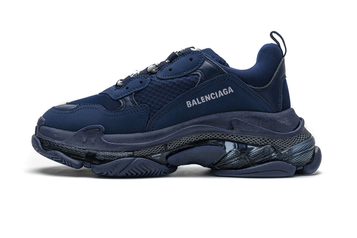  Pkgod  Balenciaga Triple S Dark Blue