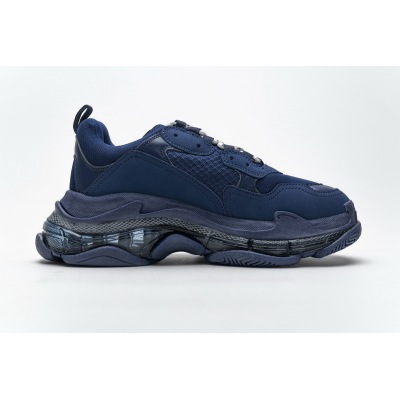  Pkgod  Balenciaga Triple S Dark Blue 02