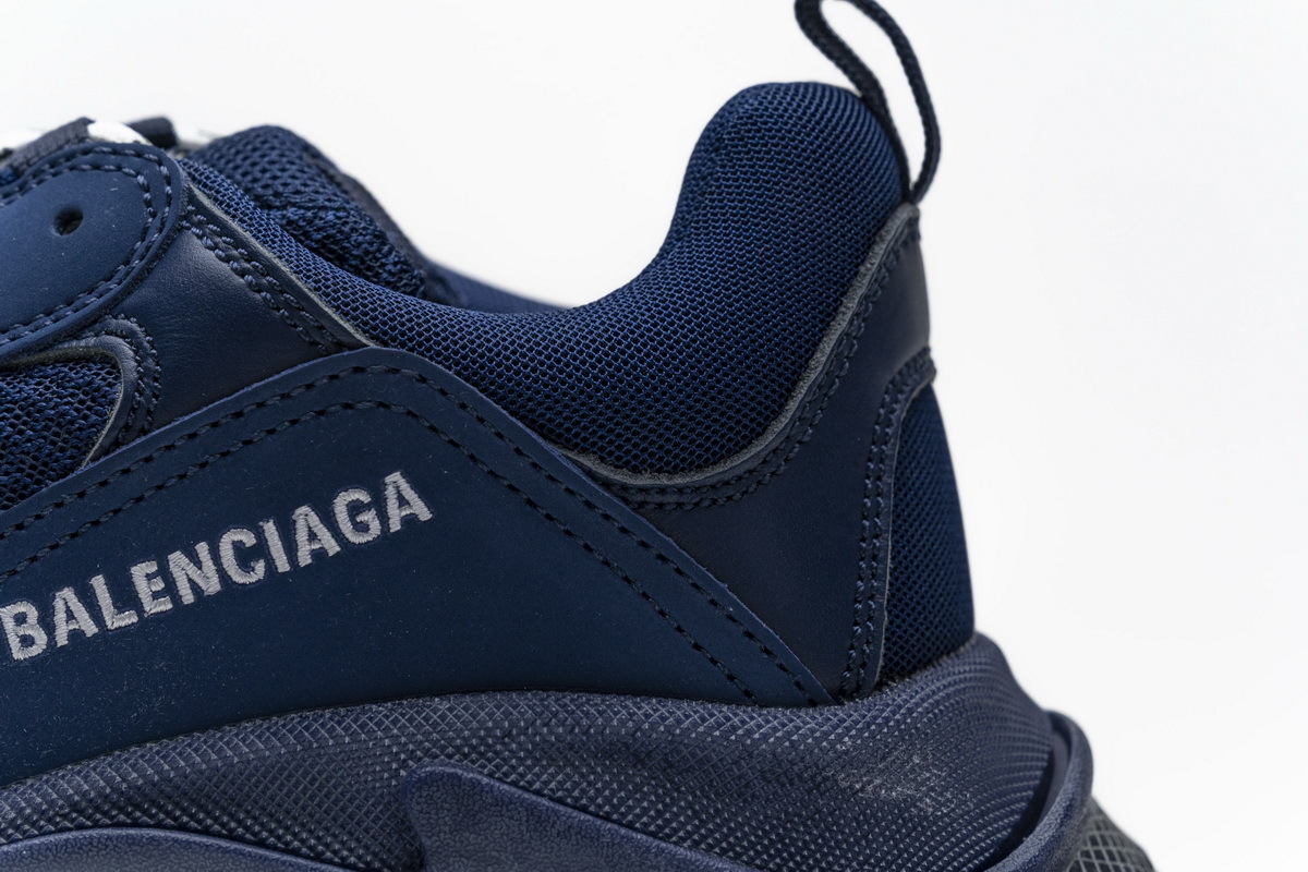  Pkgod  Balenciaga Triple S Dark Blue
