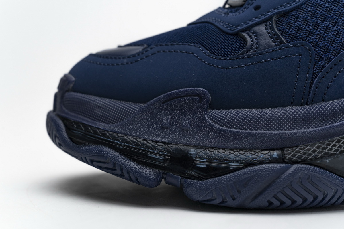  Pkgod  Balenciaga Triple S Dark Blue