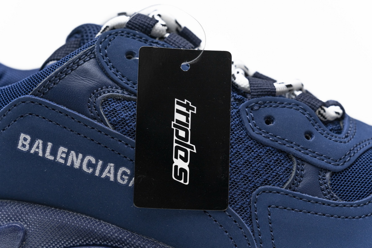  Pkgod  Balenciaga Triple S Dark Blue