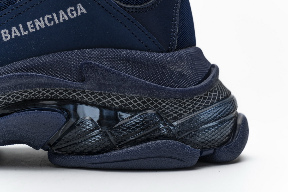  Pkgod  Balenciaga Triple S Dark Blue