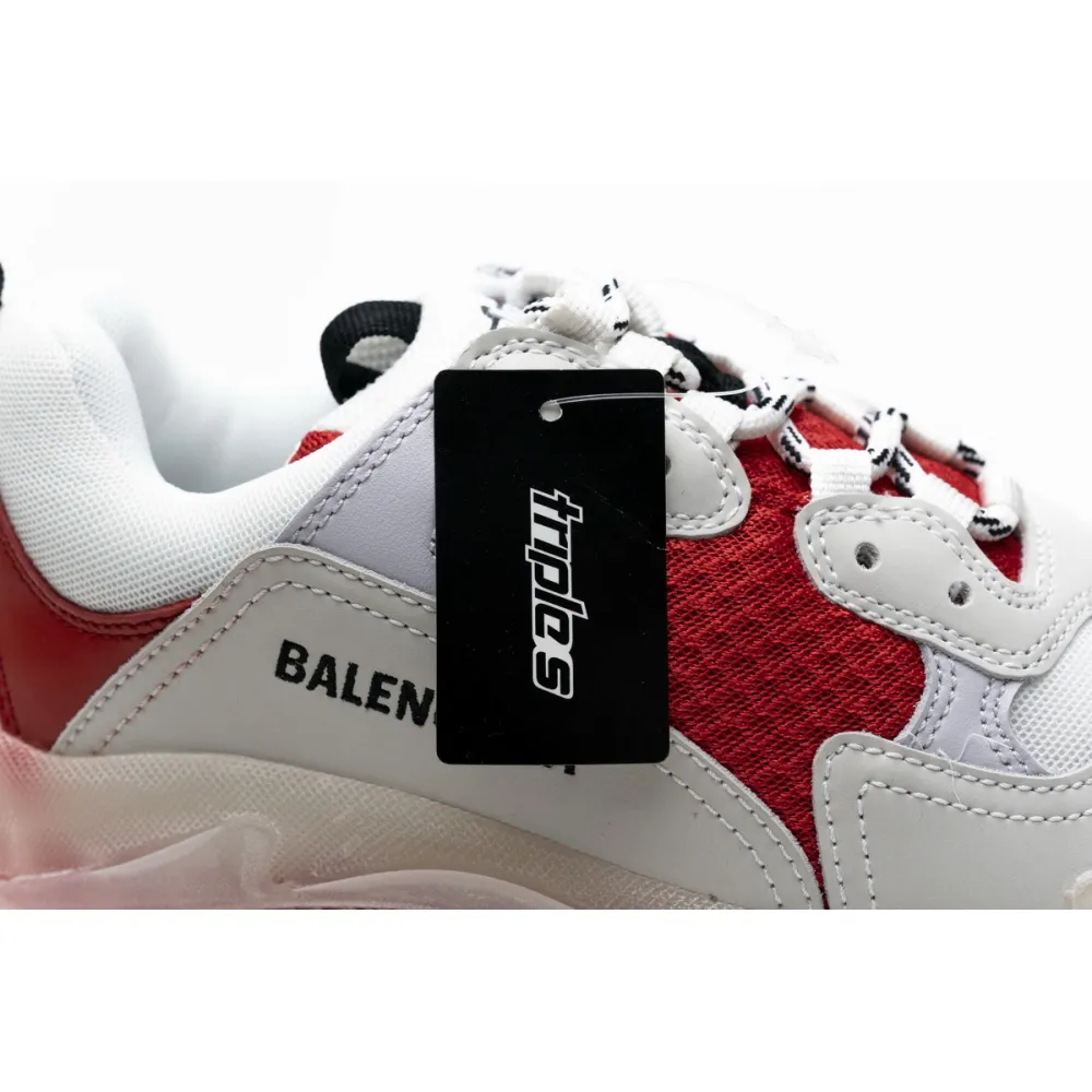  Pkgod  Balenciaga Triple S White Red