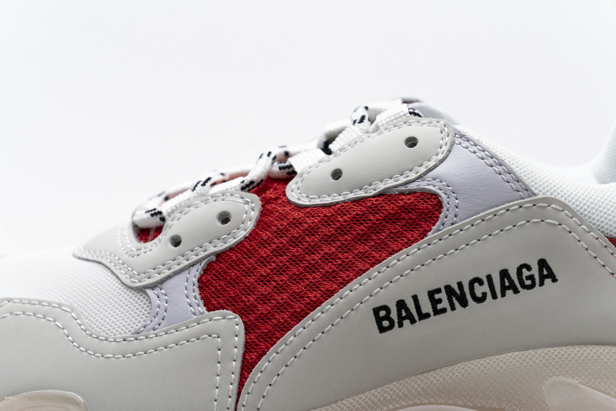       Balenciaga Triple S White Red