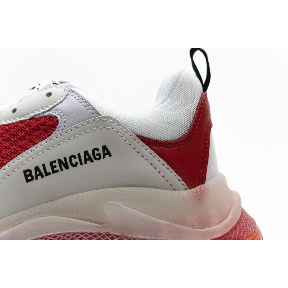  Pkgod  Balenciaga Triple S White Red