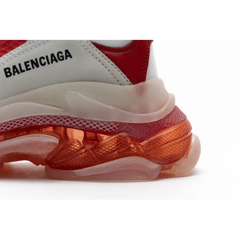  Pkgod  Balenciaga Triple S White Red