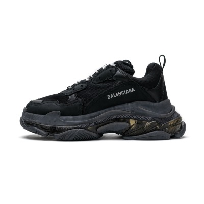  Pkgod Balenciaga Triple S Black 01