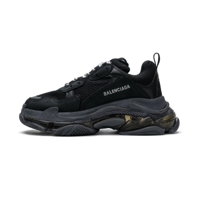  Pkgod Balenciaga Triple S Black 01