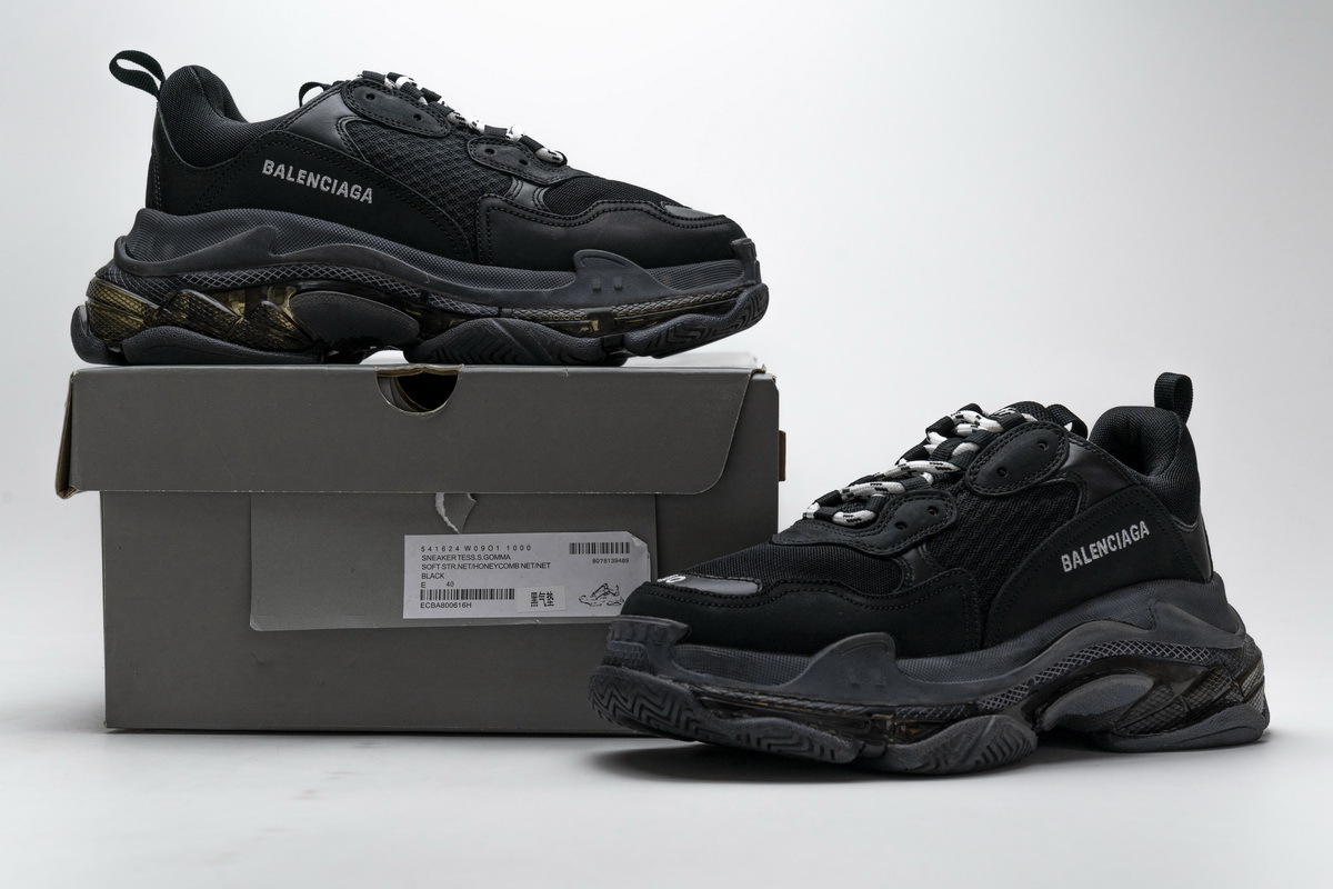  Pkgod Balenciaga Triple S Black