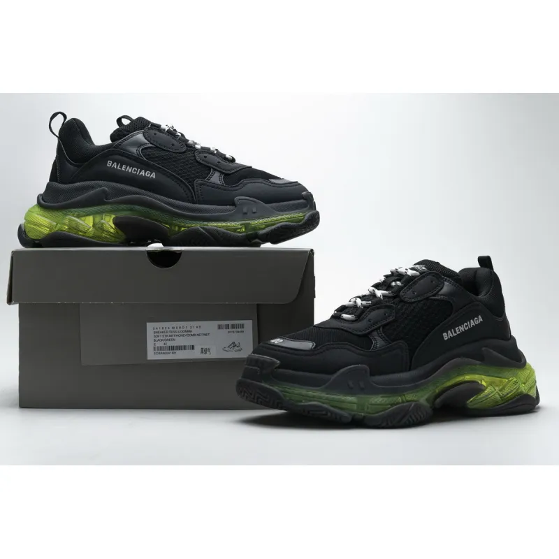  Pkgod Balenciaga Triple S Black Green