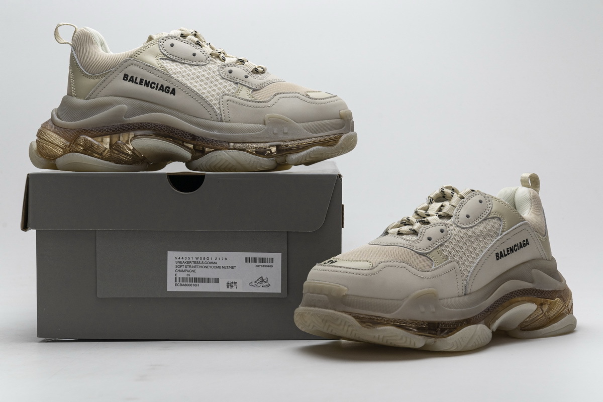      Balenciaga Triple S Champagne