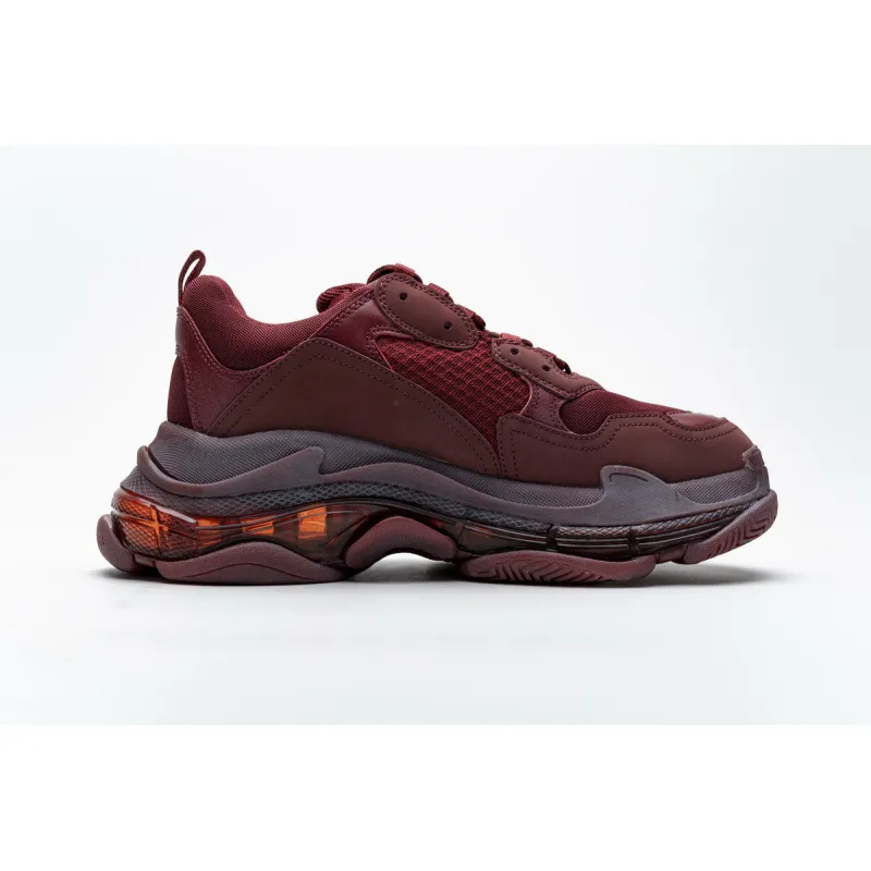  Pkgod Balenciaga Triple S Red Wine