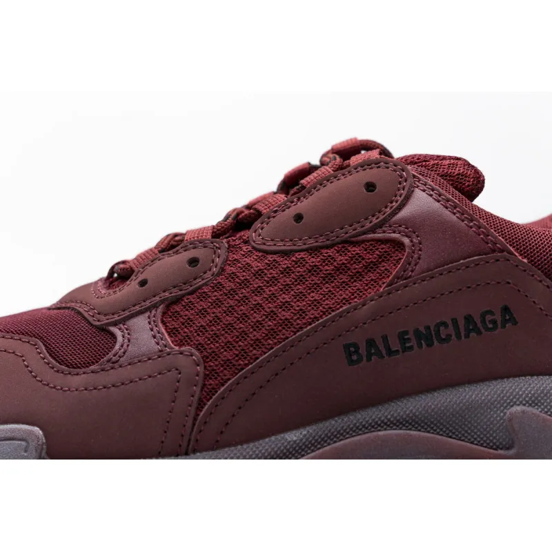  Pkgod Balenciaga Triple S Red Wine