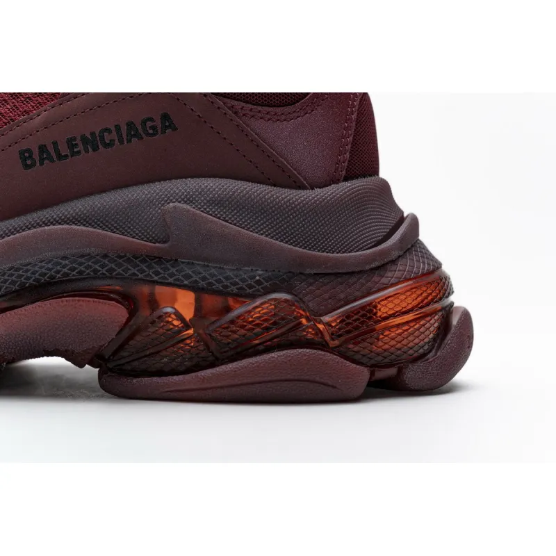  Pkgod Balenciaga Triple S Red Wine