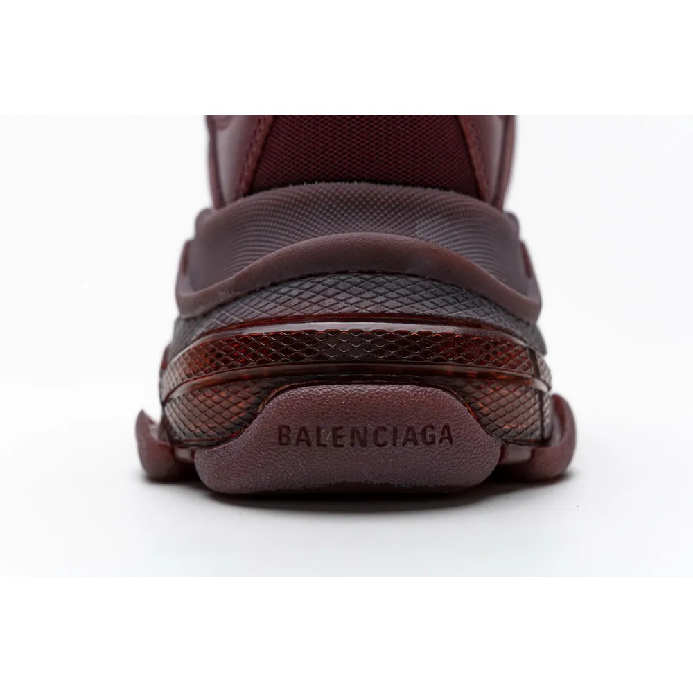  Pkgod Balenciaga Triple S Red Wine