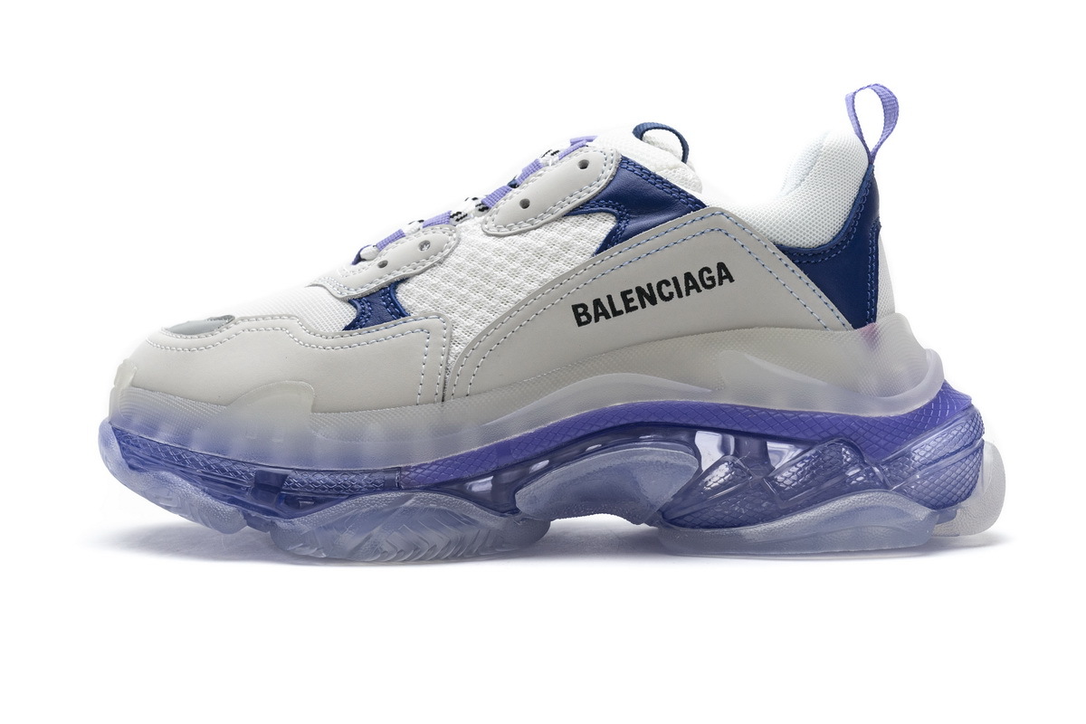      Balenciaga Triple S White Purple