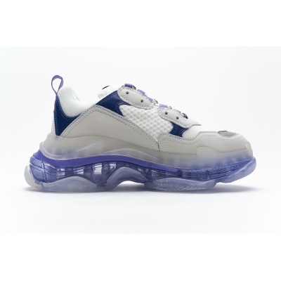  Pkgod Balenciaga Triple S White Purple 02