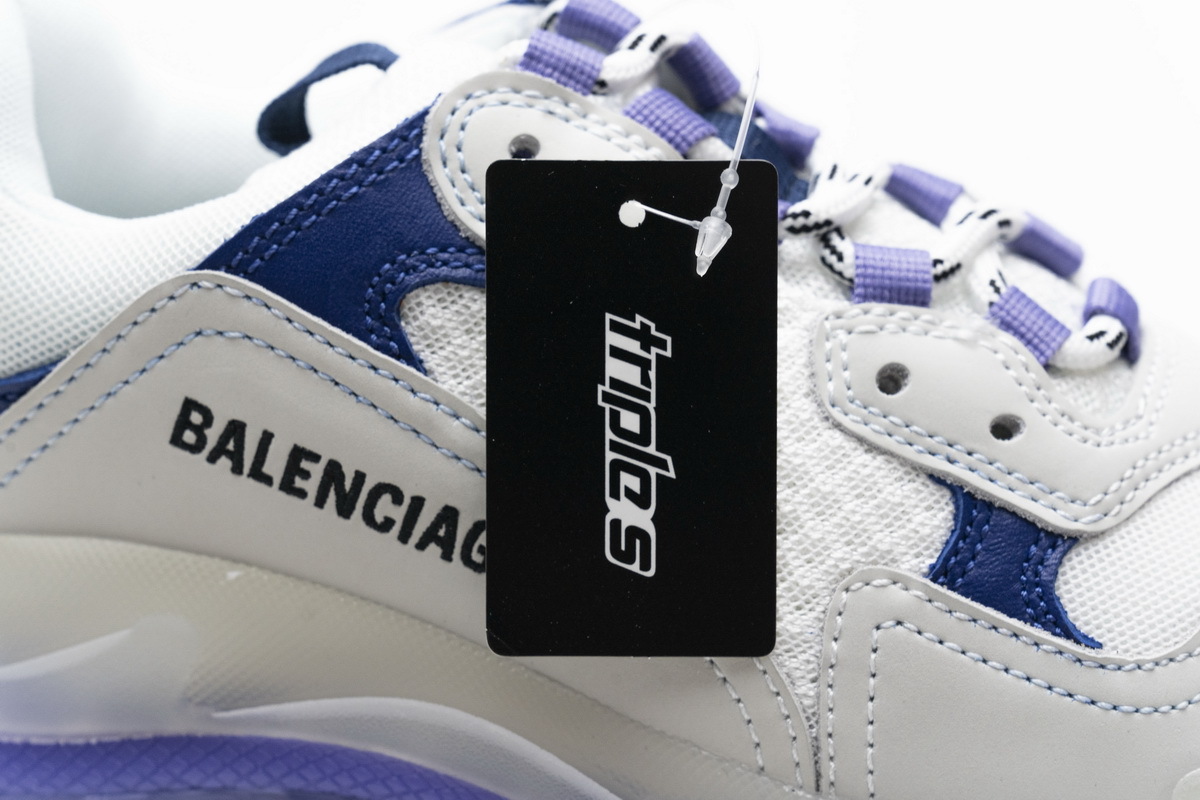      Balenciaga Triple S White Purple