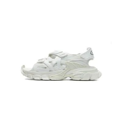 Pkgod  Balenciaga Track Sandal White 01